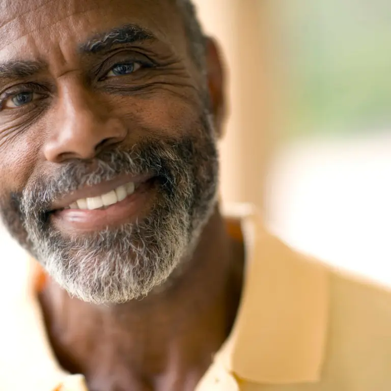 Smiling older man